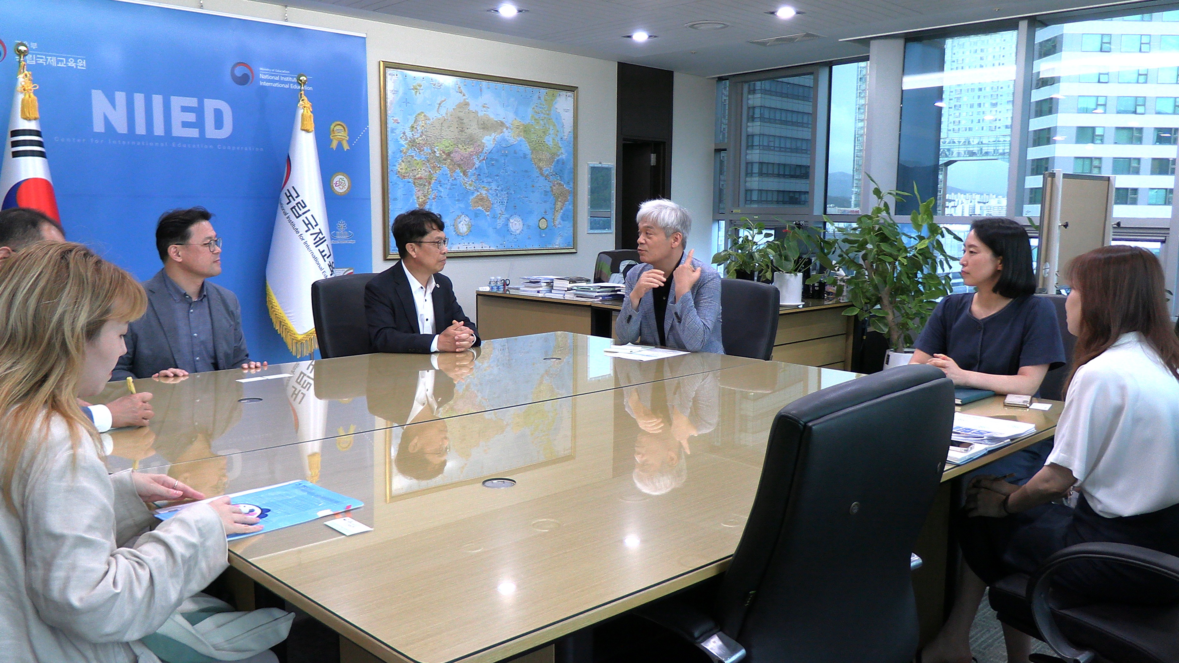 한국공학대학교 총장님 등 업무협의 1
