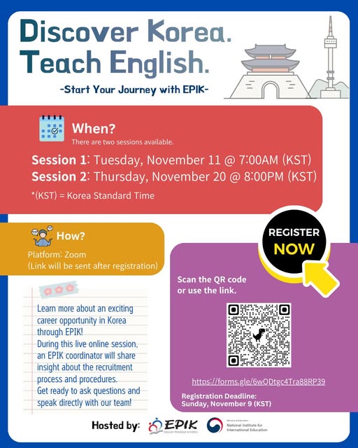 Fall 2025 EPIK Online Information Session